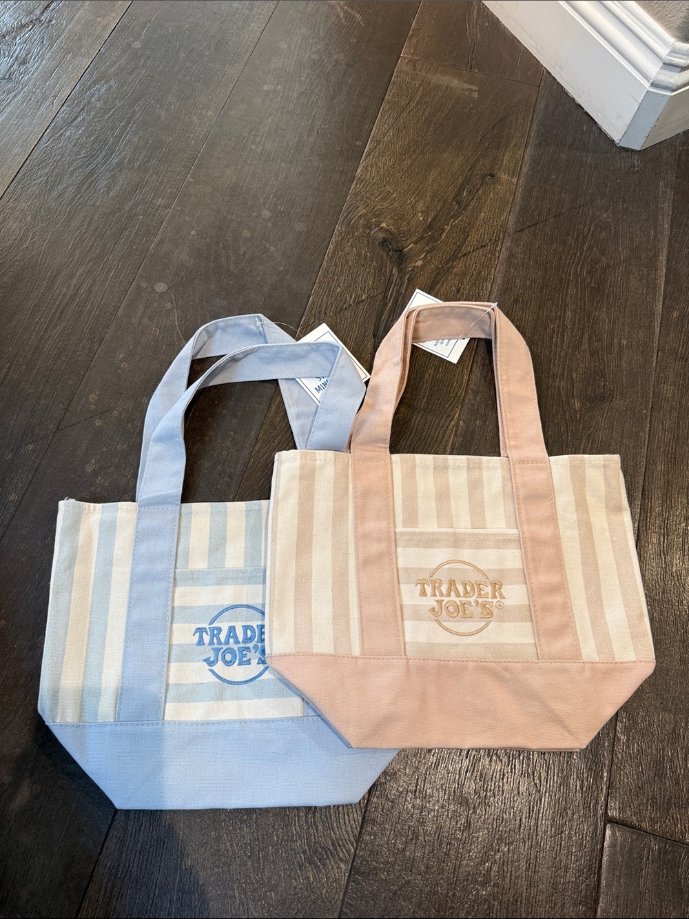 Trader Joe’s Striped Mini Tote Bag